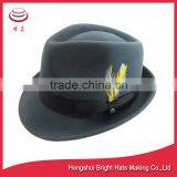 Dorfman Pacific Men's Wool Felt Snap Brim Hat thumbnail-1