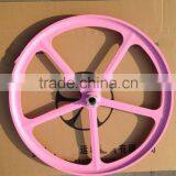 2016 Fixie Bike Magnesium Alloy Aerospoke Wheel Wheelset China Factory thumbnail-2