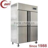 C2 Series 900L four door Stainless Steel Dual Temperature Refrigerator