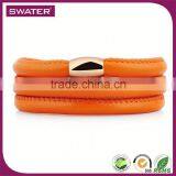 Fine Jewelry Wholesale Wrap Triple Bracelet Leather Engraving