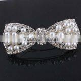 Luxurious Rhinestone Hair Clip With Pearl Manufacturers China Supplier BY 1879 thumbnail-1