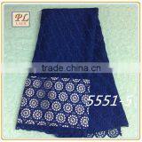2015 Latest Used Clothing Textile Embroidery Fabric Guipure Lace thumbnail-3