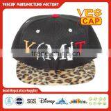 New Custom Embroidered Flat Brim Snapback Cap thumbnail-5