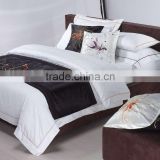 china wholesale High qualityhotel 100% brushed polyester fabric for bed sheets