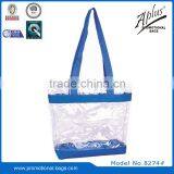 2015 Portable Plastic Transparent PVC Handbag Tote Bag thumbnail-2
