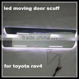 LED light door sill plate scuff for Toyota Camry Corrola RAV4 Red/White/Blue