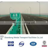Flexible Anti Dazzling Panel Highway Guardrails used