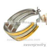 Latest Model Stainless Steel Fashion Gold Plated Earring
