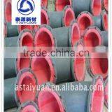 Wear resistant rubber lined casing steel pipe