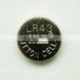 Alkaline Battery Button Cell 0% hg Lr43/186 Coin Cell 1.5V Ag12