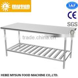 stainless steel kitchen work table