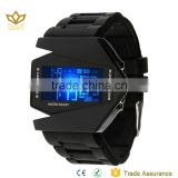 New product rubber band watches lairplane style Led smart watches