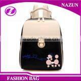 Wholesale Fashion Beauty Lady Leather Bags Backpacks Leather Laptop Backpack thumbnail-2
