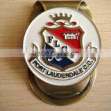 Brass Money Clip With Logo