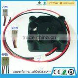 Small Plastic Fan 30mm DC Brushless Cooling Fan HD3010 Ball Bearing With High Middle and Low Speed