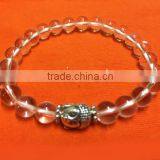 Wholesale Fashion Agate Stone Natural AAA Crystal Quartz Buddha Bracelet thumbnail-1