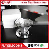 Permanent 304 Stainless Steel Paperless Pour Over Coffee Dripper With Double Mesh