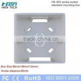 86 Type Mounting Box for HE-522 Series and HE-530 Series USB Wall Socket Using