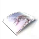 Desktop clear round acrylic photo booth frame wholesale