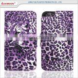 Two Card Slot Separable Leopard pu Leather Flip Cover Case for lg Magna g4 Stylus thumbnail-2