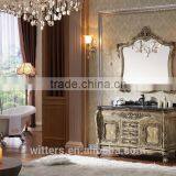 Handmade Bathroom Vanity Set Furniture Beach Wooden Exquisite Carved American Cabinet WTS810 thumbnail-1