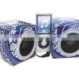 Supplier 3.5mm Connector 8*8*8 Papaer Speaker Mini thumbnail-1