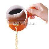 Creative Ceramics Strainer Coffee Mug Teacup With Lid thumbnail-1