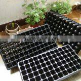 72 Deep Cell Black Plastic Seed Tray for Plants, Nursery Tray for Tree Seedlings thumbnail-1
