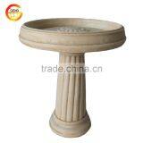 Hand-made Concrete Bird Feeder for Garden Decoration thumbnail-3