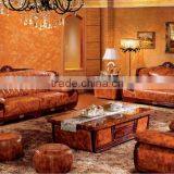 Southeast Asian Style Living Room Sofa Set,Classic Luxury Genuine Laether Furniture thumbnail-1