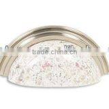 Cup Pull-PW-BN Granite Pull Cup Pull Brushed Nickel for Kitchen and Bathroom thumbnail-1