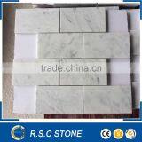Carrara White Marble Mosaic Tile thumbnail-1