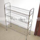 Living Room 3 Tiers Wire Shoes Storage and Shoe Rack thumbnail-2