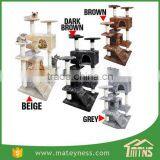 Cat Jumping Toy Scratching Wood Climbing Tower Cat Tree thumbnail-2