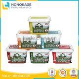 Pet Food Bucket Container Stackable Have Handle, Plastic Container With Handle to Store Pet Food thumbnail-1