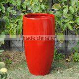Fiberglass Garden Round Flower Planter thumbnail-4