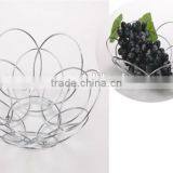Wholesale Steel Wire Vegetable Basket,Fruit Holder With Plastic Tray thumbnail-5