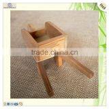Christmas Decoration Craft Kids Wood Trolley Holder Toy thumbnail-6