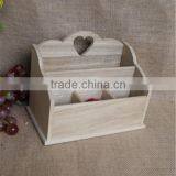 Natural Color Office Wall Hanging Wooden Paper Holder Wholesale thumbnail-2