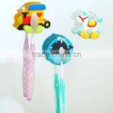 Q054 Soft Silicone Cartoon Small Animal Sucker Single Toothbrush Holder thumbnail-1