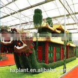 Small Sculpture Aritificial Green Sculpture Plastic Fake Plant Artificial Sculpture Artificial Statue thumbnail-6