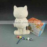 DIY Pottery Fish Coin Bank-diy Ceramic Christmas Decorations -paint it Yourself Halloween Gifts thumbnail-4