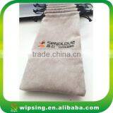 Wholesale Customized Grey Velvet Pouches With Drawstring thumbnail-2