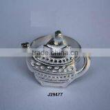 Brass Napkin Ring With Silver Plating thumbnail-1
