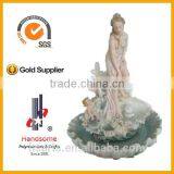 Resin Indoor Water Fountains for Home Decor With Two Figurines thumbnail-4