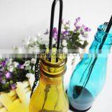 Scented Candle in Colored Glass Jar Hanging Bottle thumbnail-5