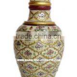 Stone Flower Vase With Painting, Corporate Gift thumbnail-1