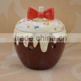 Factory Direct Cake Shape Ceramic Aroma Oil Burner With Tealight Candle thumbnail-1