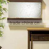 Hotel Water Wall Mounted LED Frame Mirror thumbnail-2