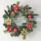 Multicategory and Colorful Round Pinecone Christmas Flower Wreath for Door thumbnail-5